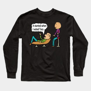 Funny Anti Tory Long Sleeve T-Shirt